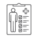 Personalised care plan icon